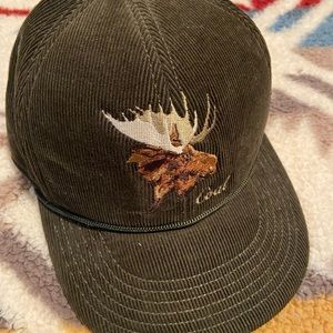 Coal corduroy SnapBack hat